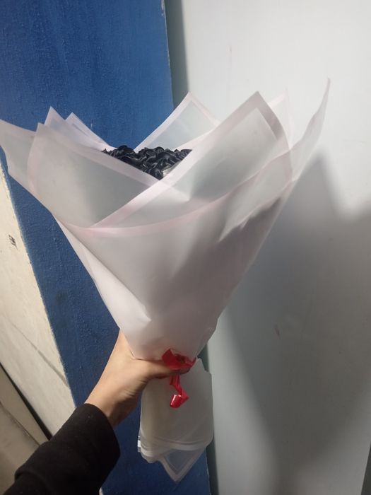 Букет з атласних стрічок