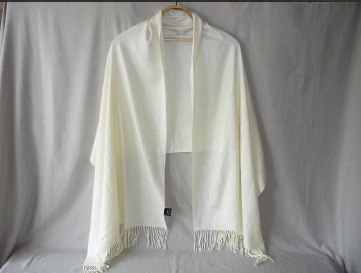 Новий кашеміровий палантин великий шарф шаль 30% кашемір 20% вовна
