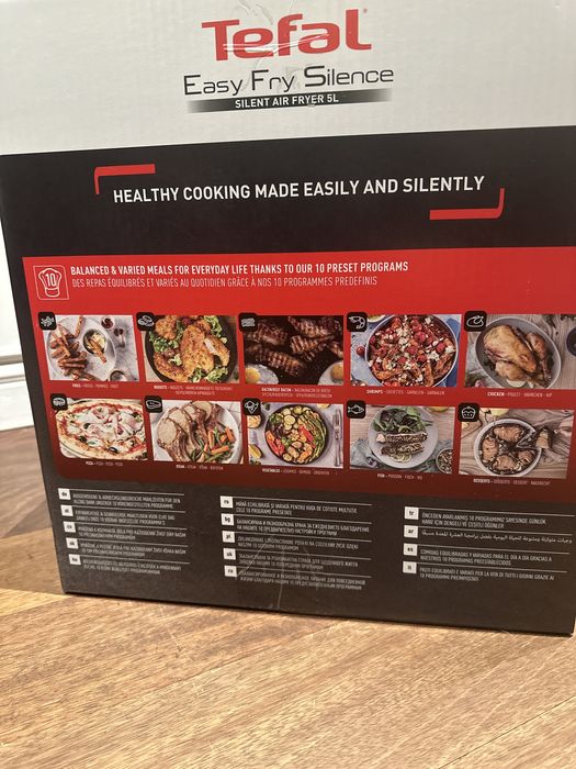 Tefal easy fry silence nowy air fryer Frytkownica beztluszczowa