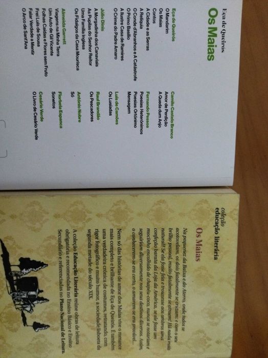 Livros os Maias novos