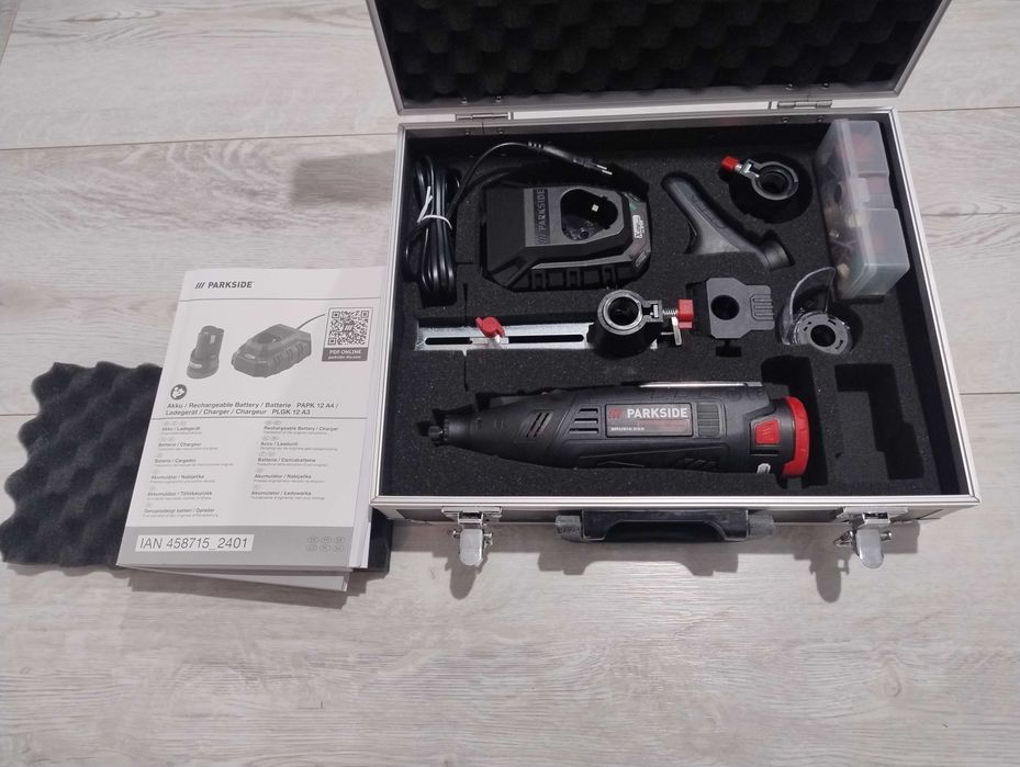 PARKSIDE PERFORMANCE szlifierka precyzyjna PPFBSA 12 A1 Dremel