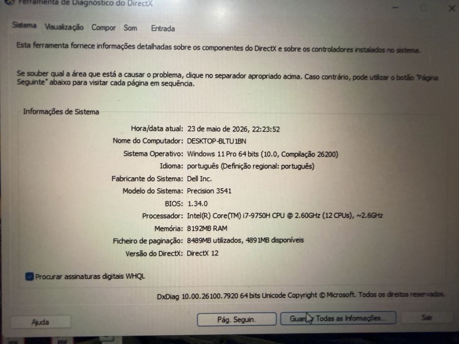 Dell Precision 3541