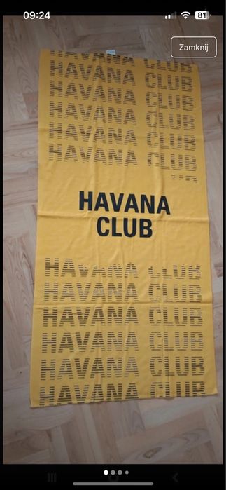 Recznik havana club duzy plazowy