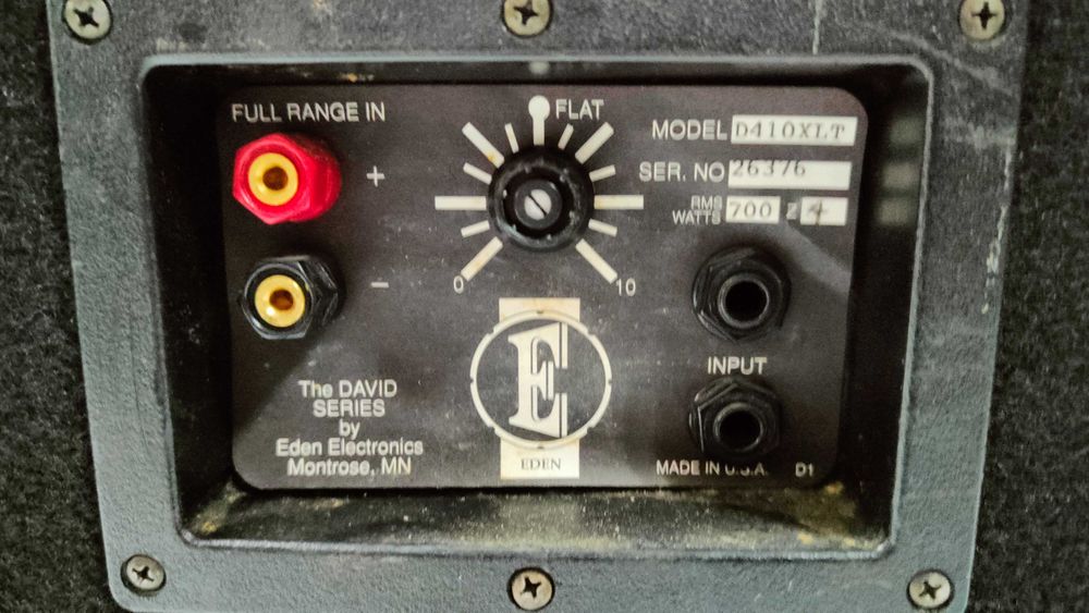 DAVID EDEN D410XLT kolumna basowa 700W 4 Ohm USA