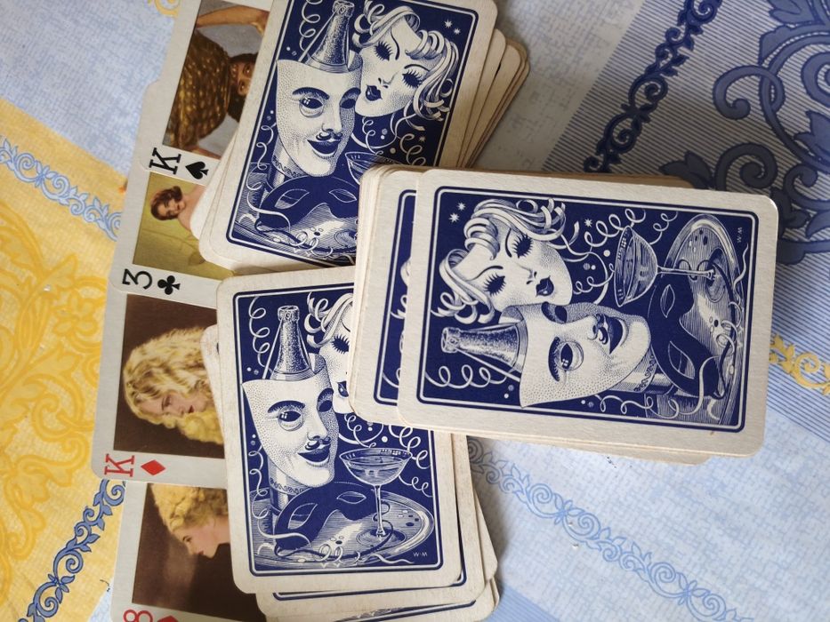 Baralho de cartas erótico "Beautiful Girls" anos 50/60,