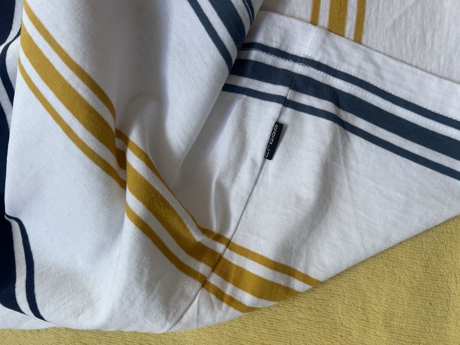 #Cropp koszulka polo biała paski XXL