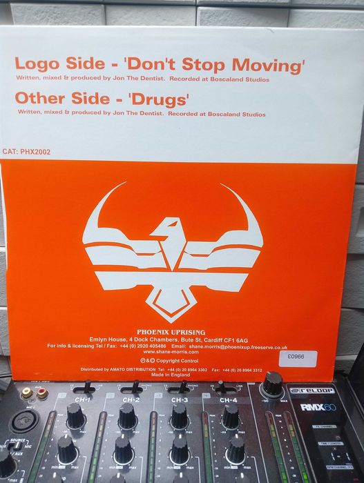 maxi vinyl OD1 – Don't Stop Moving / Drugs Hard House