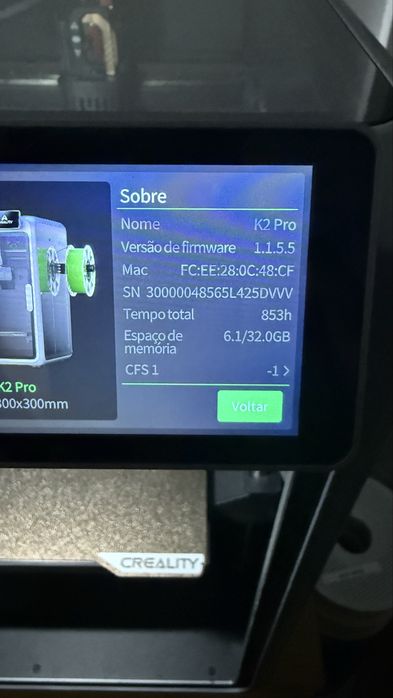 Creality K2 Pro com 2x CFS