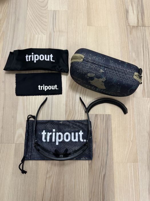 Okulary rowerowe sportowe do biegania Tripout Infinity Clear