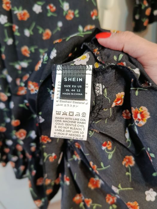 Sukienka w kwiaty shein