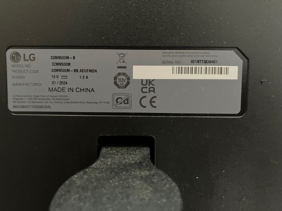 Monitor Lg de 32 polegadas como novo