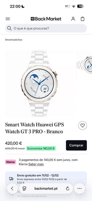 Huawei GT 3 PRO Cerâmico