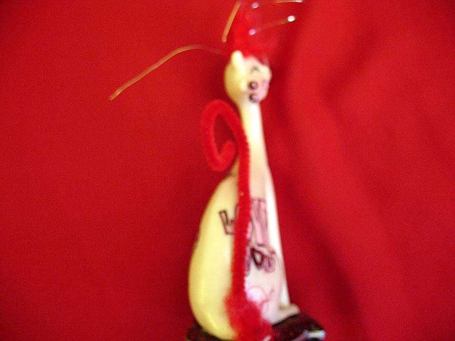 Kot - Kocia elegancja - Figurka - 13 x 7 x 6 cm