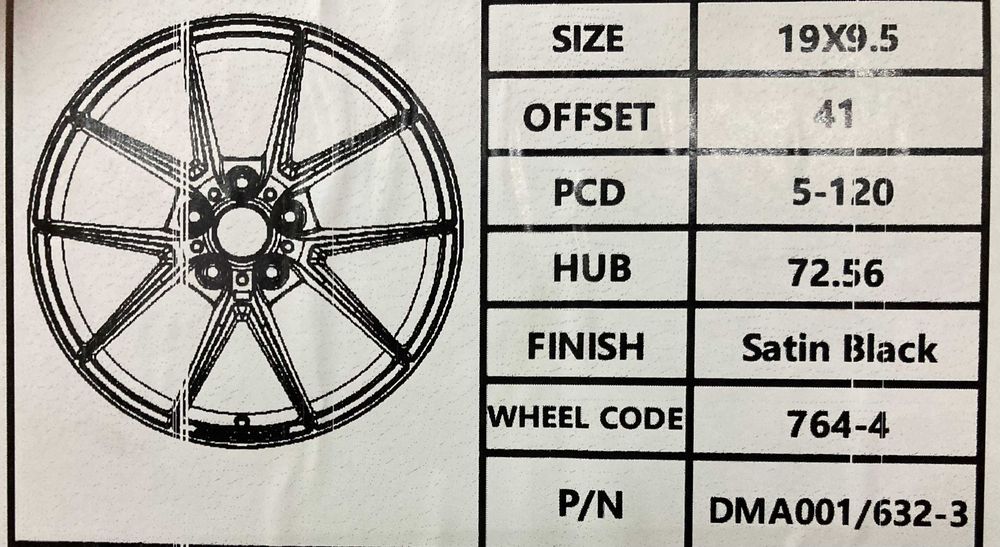 Новые диски BMW/R20 5-112 5-120/R19 5-112 5-120/G и F серия