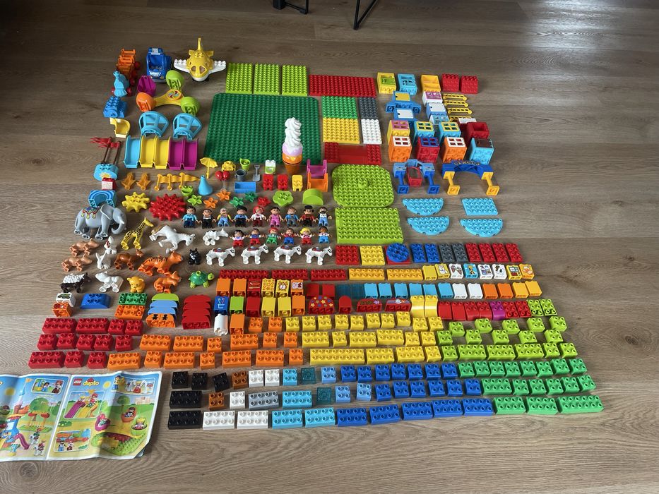 Lego duplo cyrk 10504,wesole miasteczko 10840, zest.starowy, podstawa