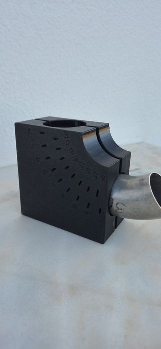 Gabarito para corte de curvas para tubo de 40mm
