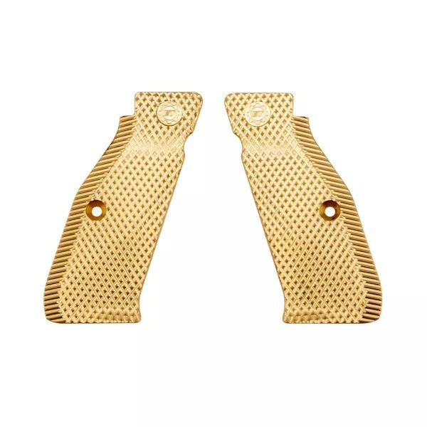 Eemann Tech Ultimate Brass Long Grips for CZ - Tamanho L - IPSC