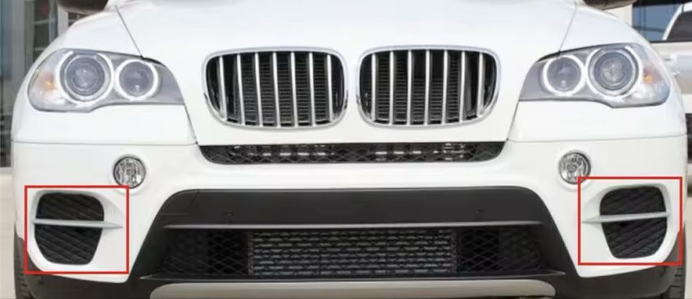 зап решетка бампера bmw x5 e70