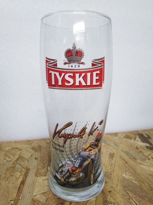 Kufle Szklanka Tyskie żużel łowcy autografów