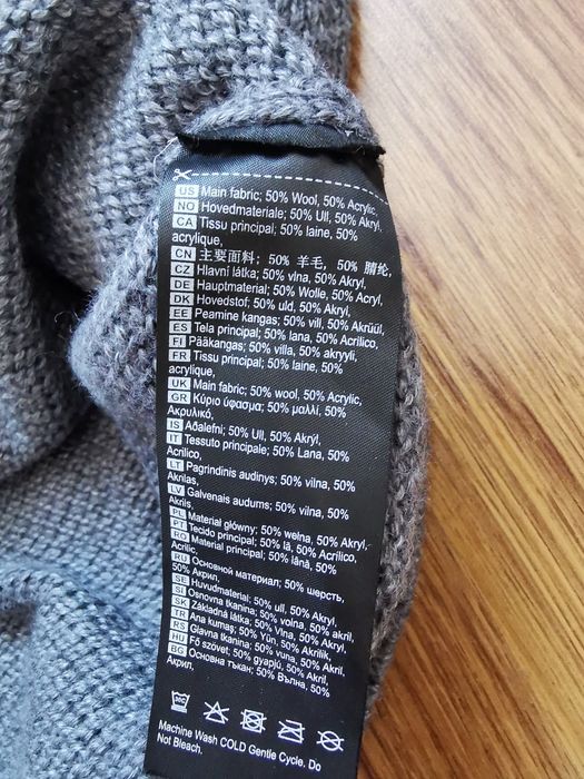 Bjorn Daehlie Cabin Half Zip sweter wełniany S