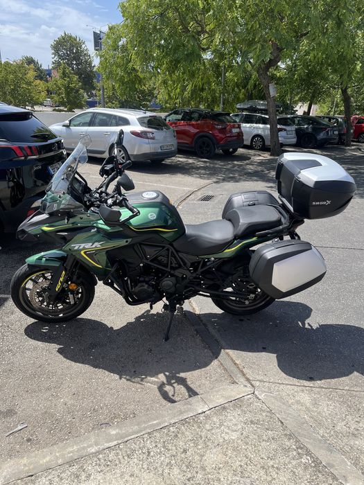 Benelli TRK 502 2024 – 11.500 km – Garantia até 08/2027 – 3 Malas SHAD