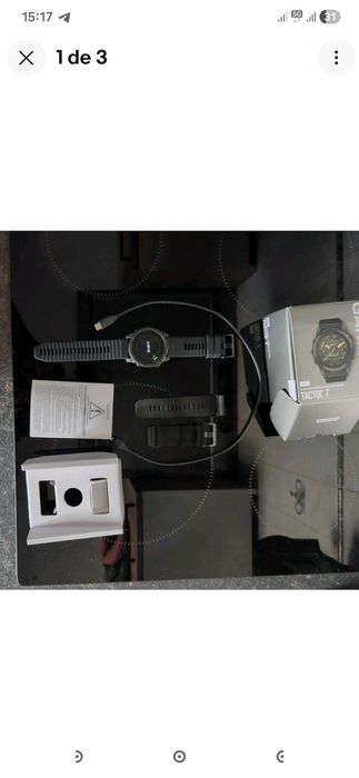 Garmin Tactix 7 AMOLED Titanium Sapphire (estado de novo) - Completo na Caixa