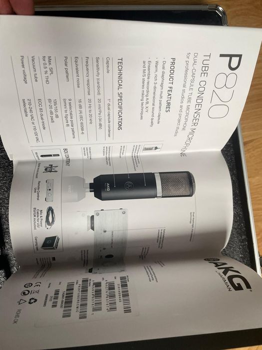 Mikrofon Lampowy AKG P820 P 820