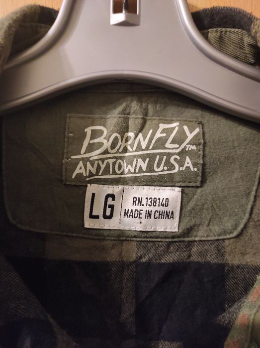 Koszula w kratę Born Fly damska rozmiar L