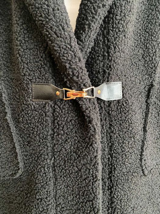 Bukla XXL oversize czarny płaszcz kurtka