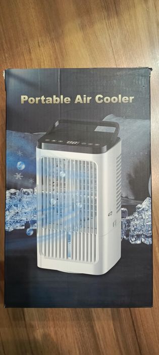 Klimatyzacja mobilna, mini chłodnica powietrza 4w1 z chłodzeniem wodą.