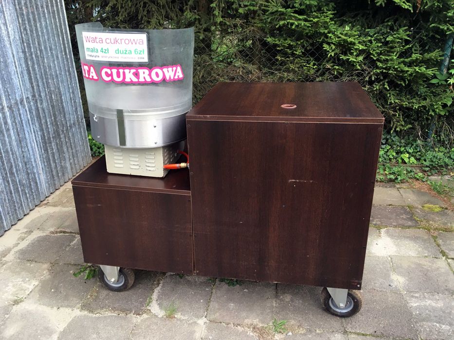 Wózek gastronomiczny Wata cukrowa Popcorn Gotowy Biznes Imprezy Festyn