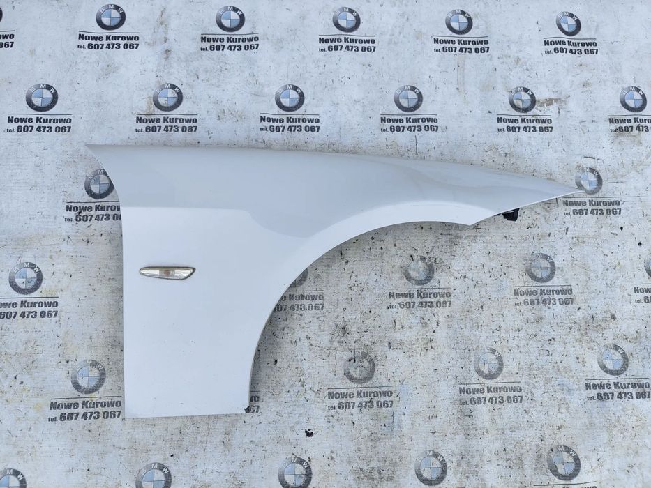 BMW E90 E91 Błotnik prawy przedni przód Alpinweiss 300