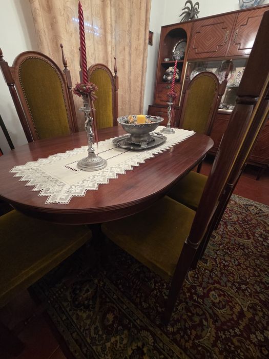 Mesa sala jantar com cadeiras