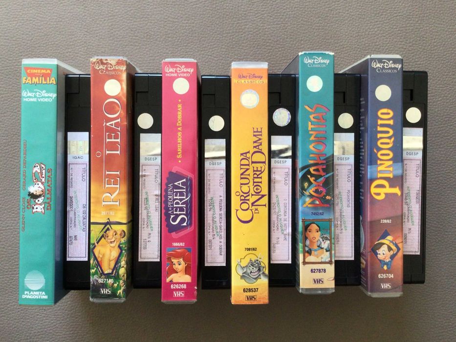 Cassetes VHS Walt Disney