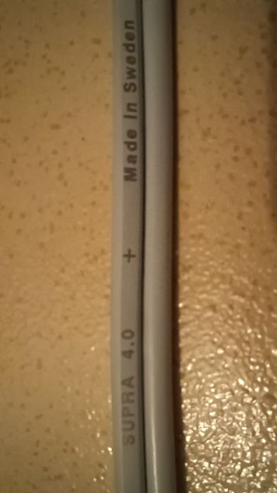 Cabos Audio Supra 4.0 (Made in Sweden)