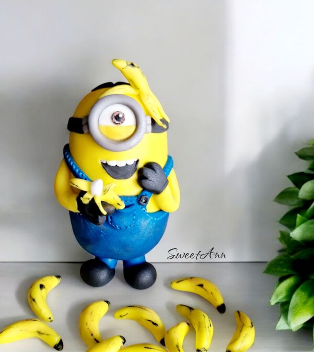 Minionki minionek dekoracja na tort