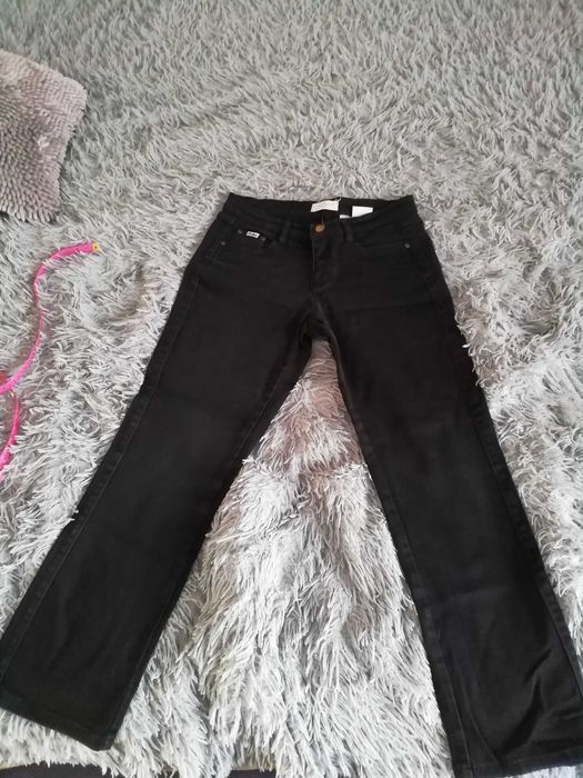 spodnie jeans czarne
