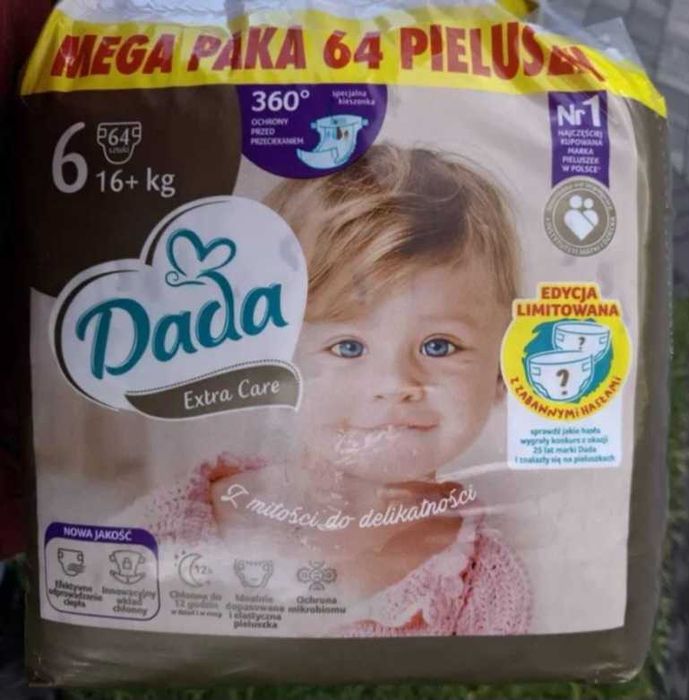 Pieluszki  Dada 6 256szt.
