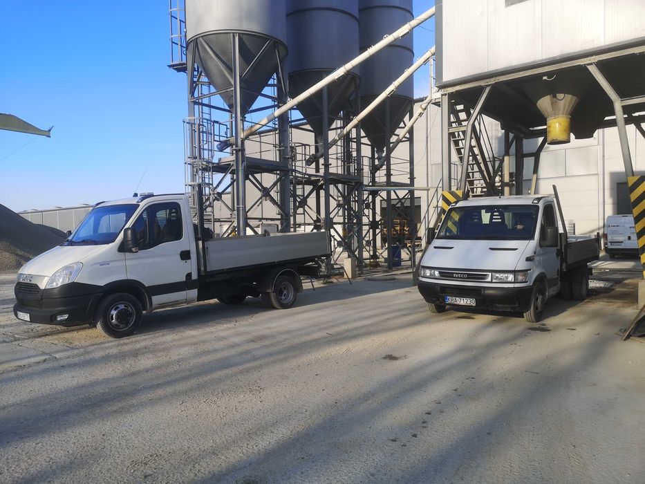 Beton półsuchy chudziak B15 B20 B25 zaprawa mała wywrotka 2m 4t Kraków