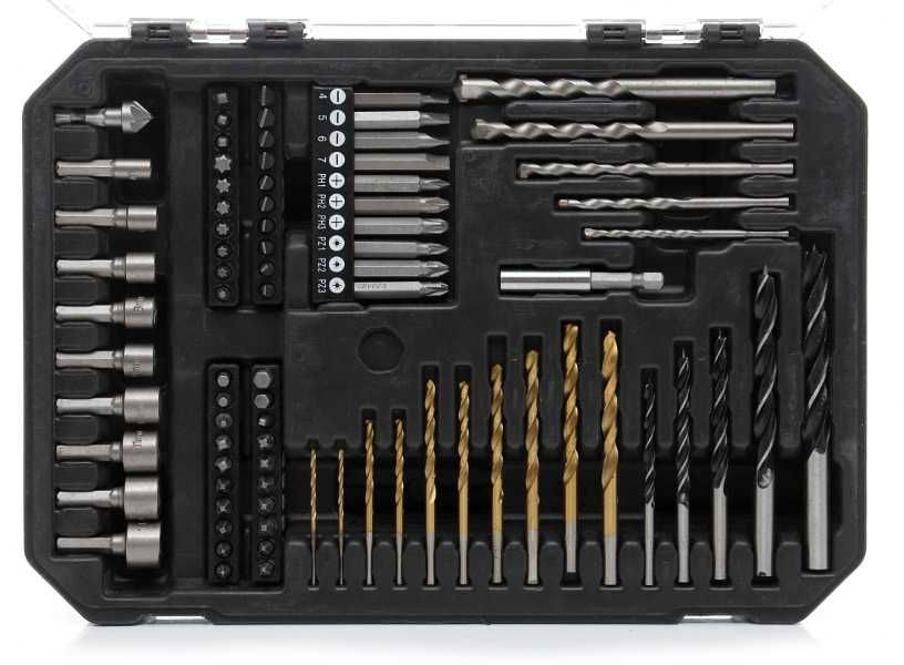 Wiertła i bity zestaw 81 szt. zestaw  wierteł