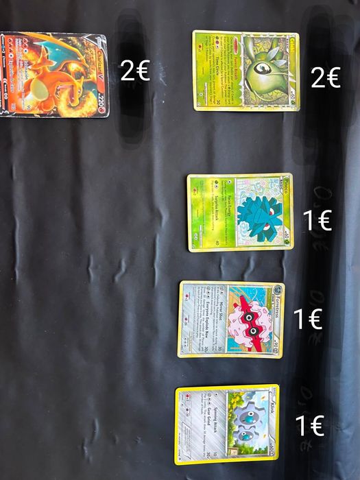 Cartas de Pokémon antigas