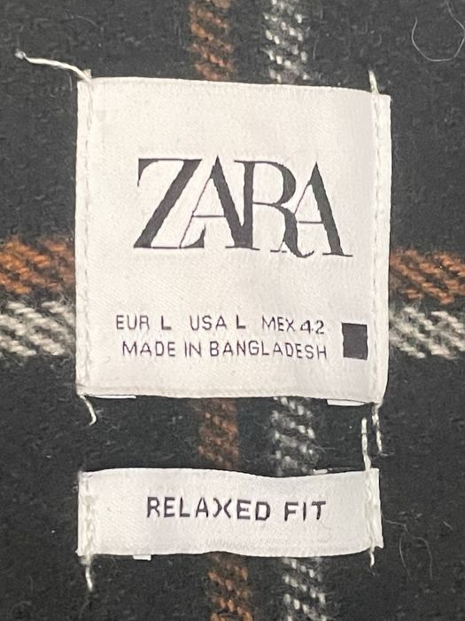 утеплена картата сорочка зара zara куртка у клітинку