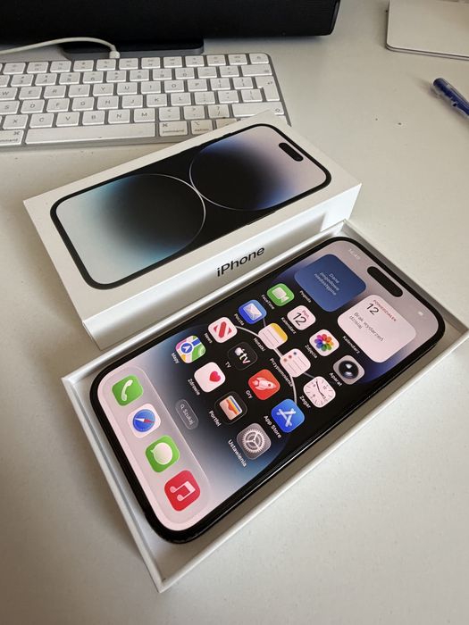 Bateria 100% iPhone 14 Pro 256gb Black