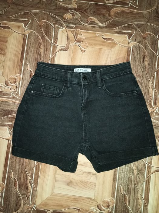 Джинсовые шорты высокая посадка H&M,Bershka.