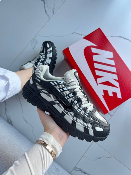 36-45 Nike P-6000 Black Grey (БЕЗ ПРЕДПЛАТ)