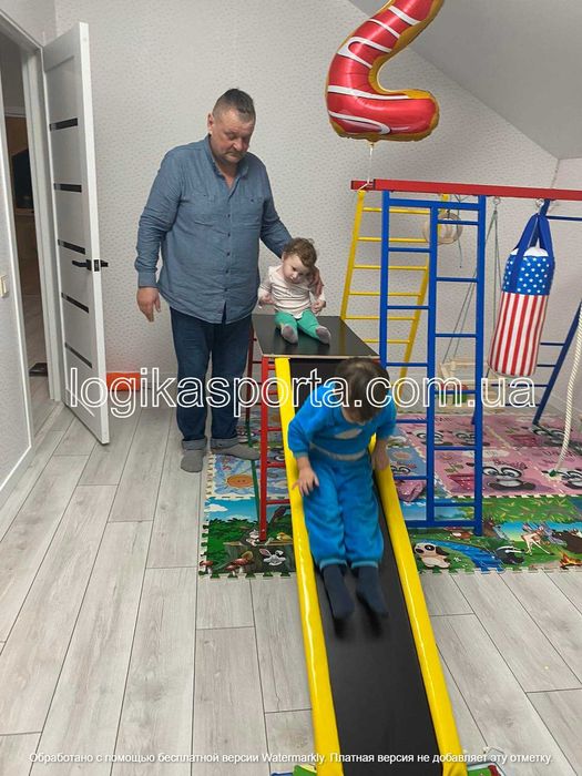 Детский спортивный комплекс 1,5-2 метра. Горка. Игровая площадка.