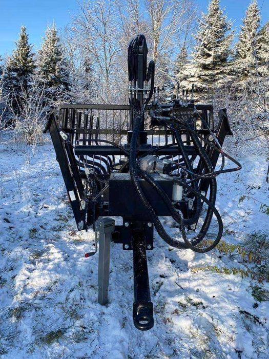 Przyczepa leśna nowa HYDMAX H704 z żurawiem