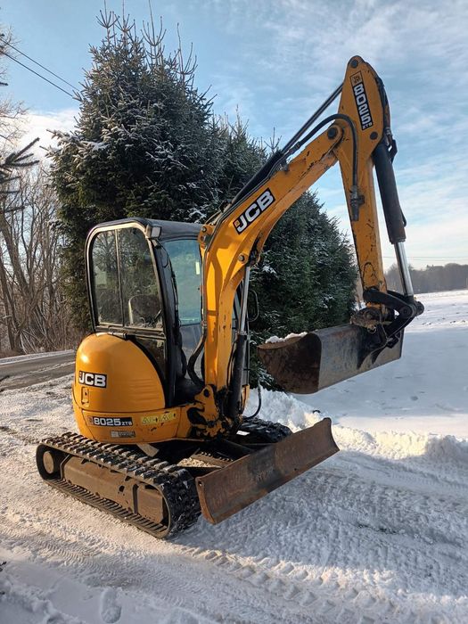 Wynajem Minikoparki JCB 8025