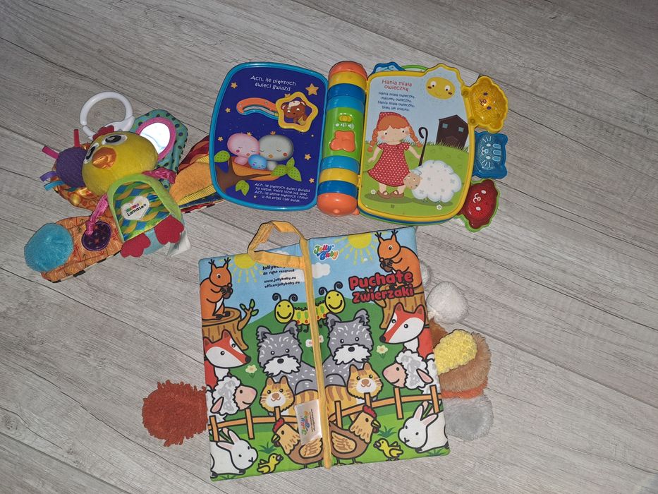 Zabawki sensoryczo-interaktywne w tym VTech Książeczka Bajeczka 60341