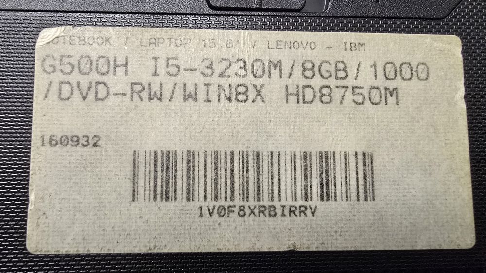 Laptop Lenovo G500H I5